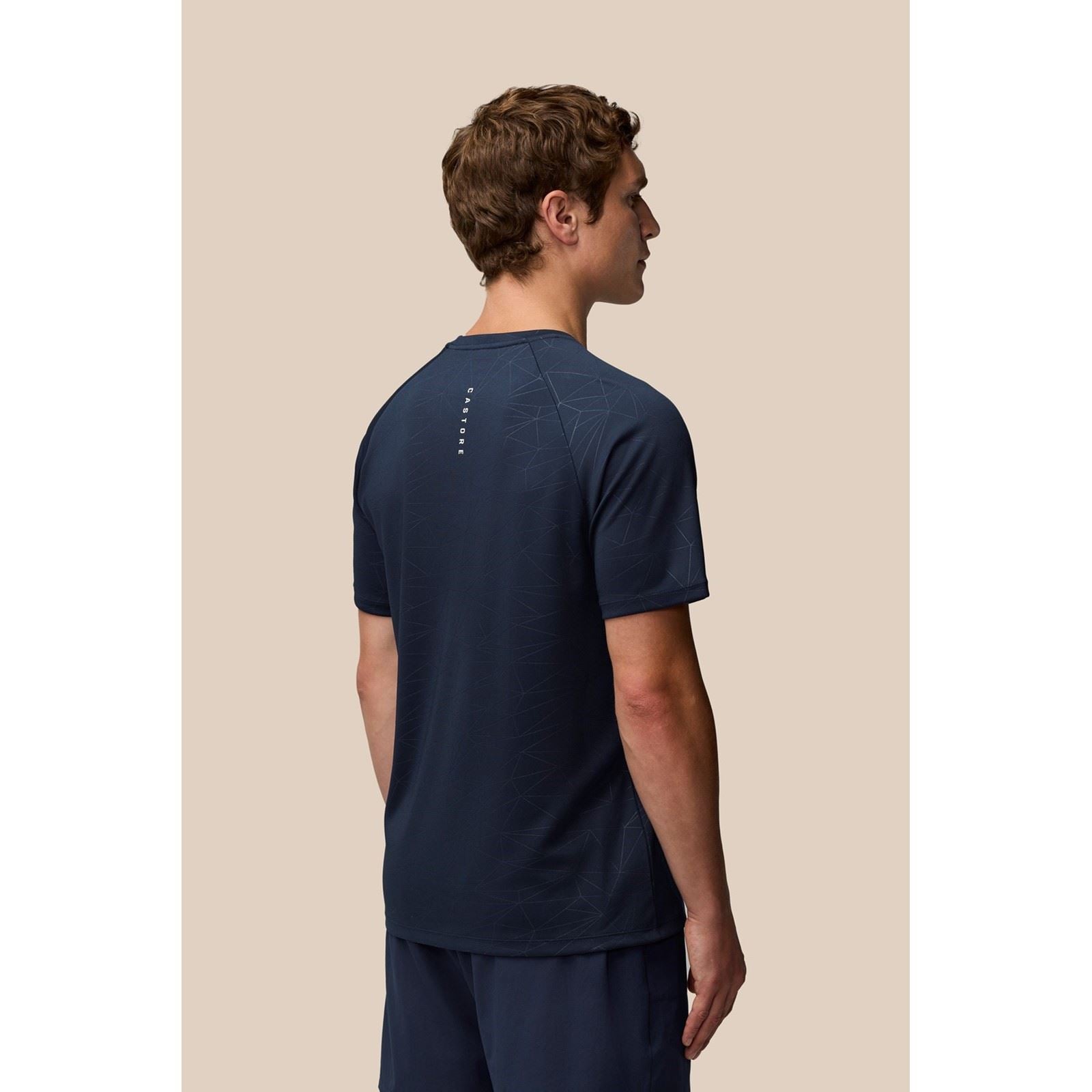 Castore Adapt Training T-Shirt Polyester Herren Blaue Sport-T-Shirts