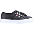 Superga 2750 Leder Herren Schwarz/Weiß Sneaker