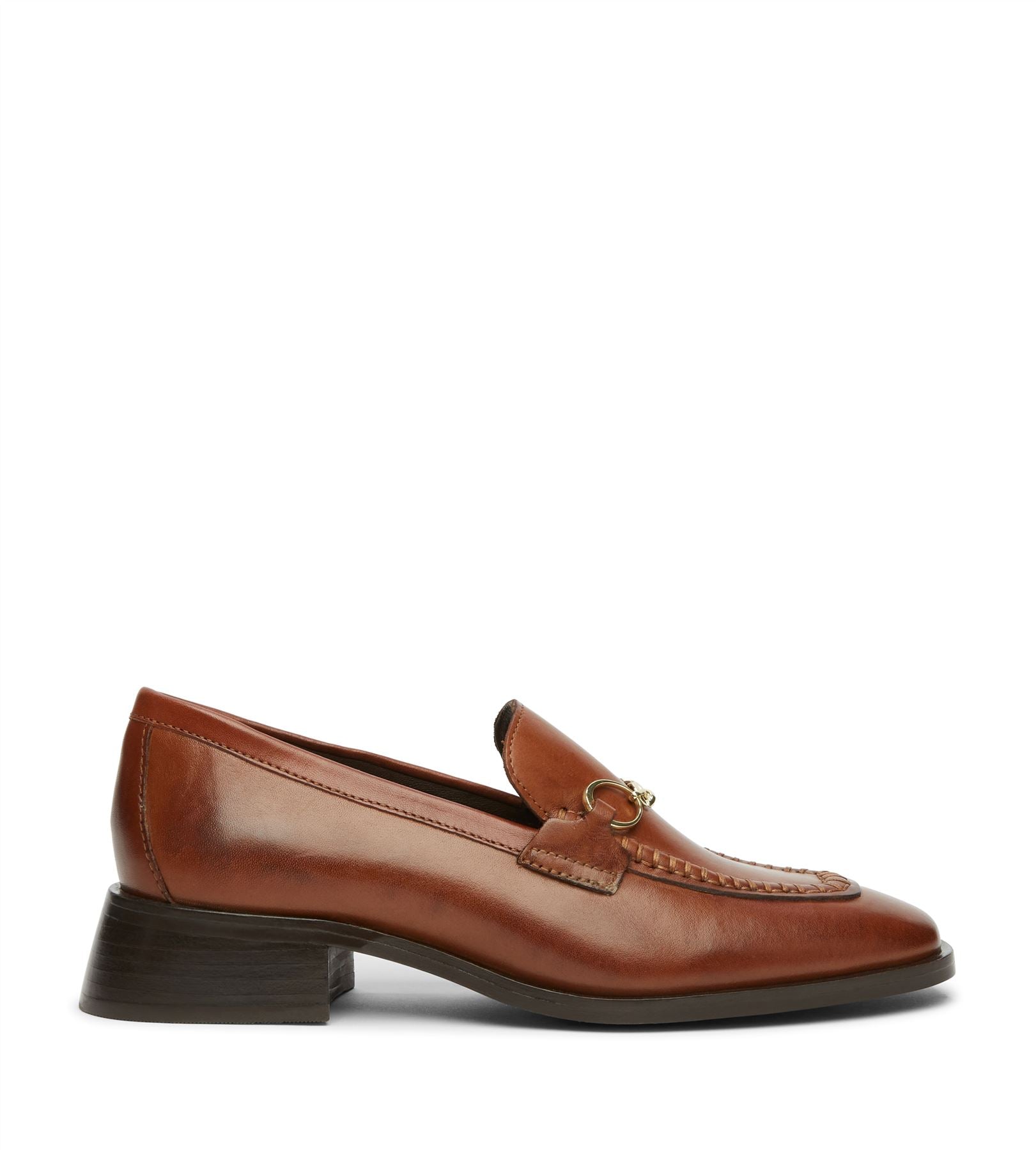 Osprey London The Islington Leder Damen Braune Slipper