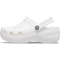 Crocs Classic Platform Damen Clogs Aus Thermoplastischem Material In Weiß