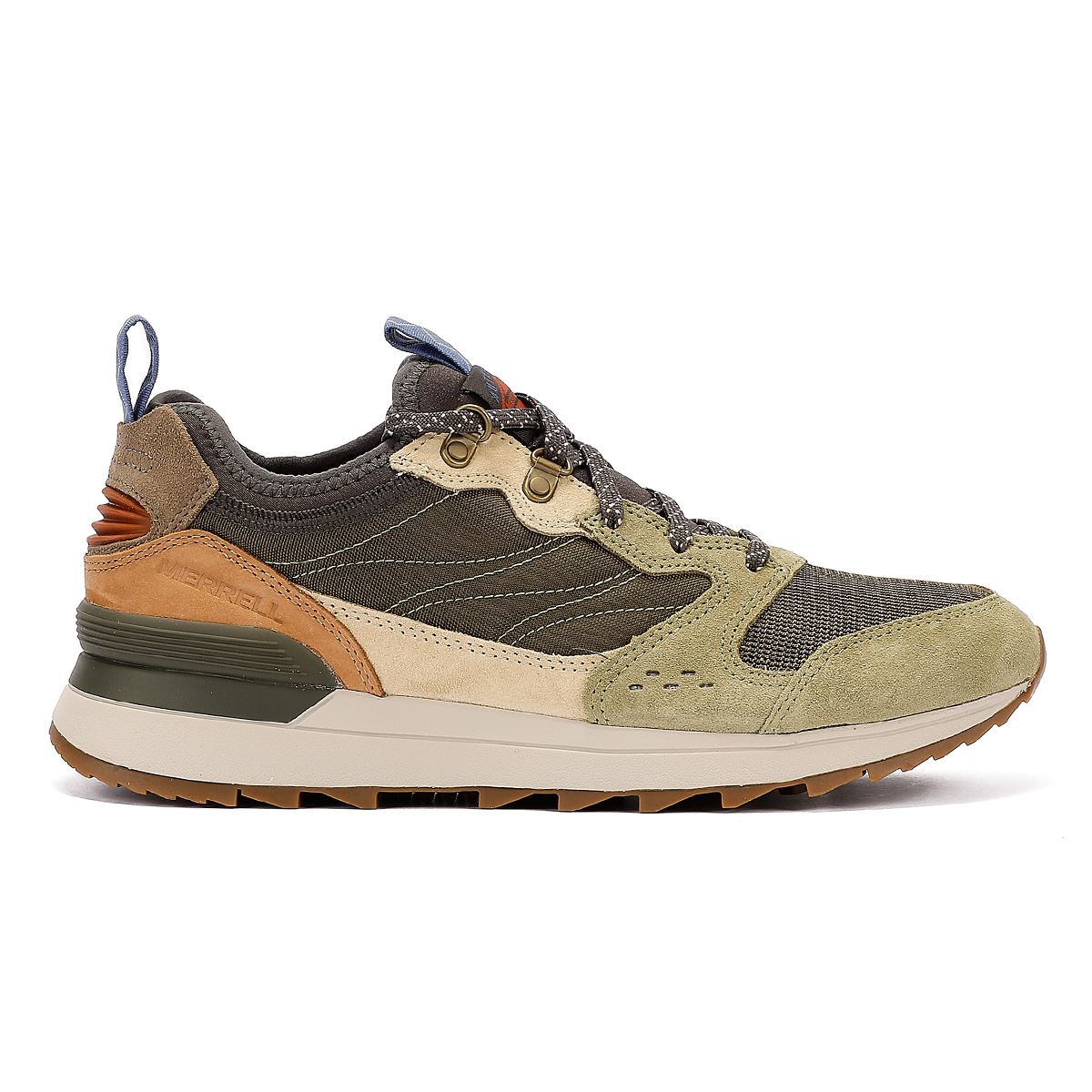 Merrell Alpine 83 Recraft Herren Olivgrün/Mehrfarbige Stoff-Sneakers