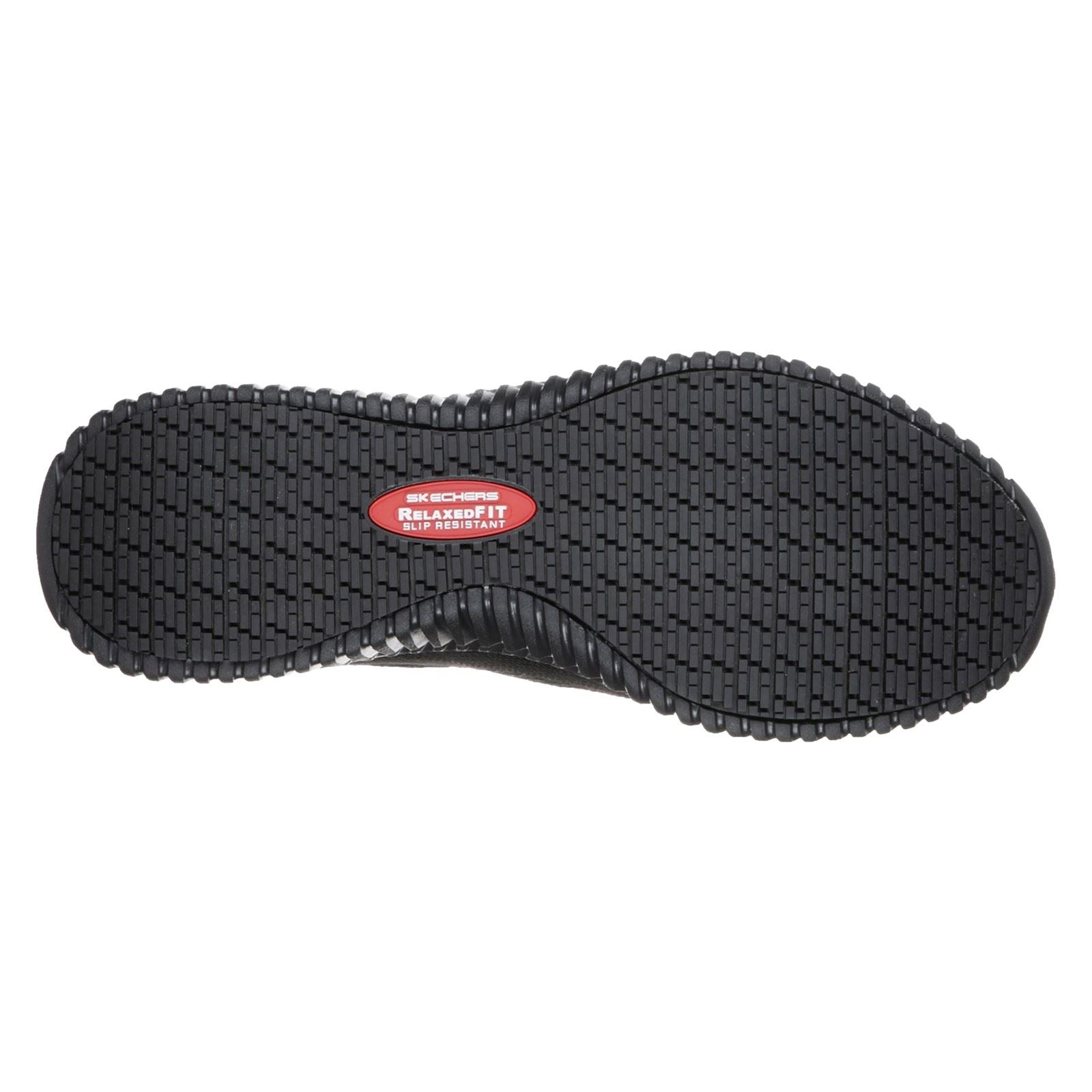 Skechers Workwear Cessnock Textile Herrenschwarze Sneakers