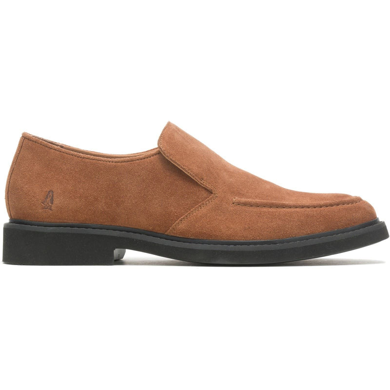 Hush Puppies Earl Slip On Herren Wildlederslipper In Kastanienbraun