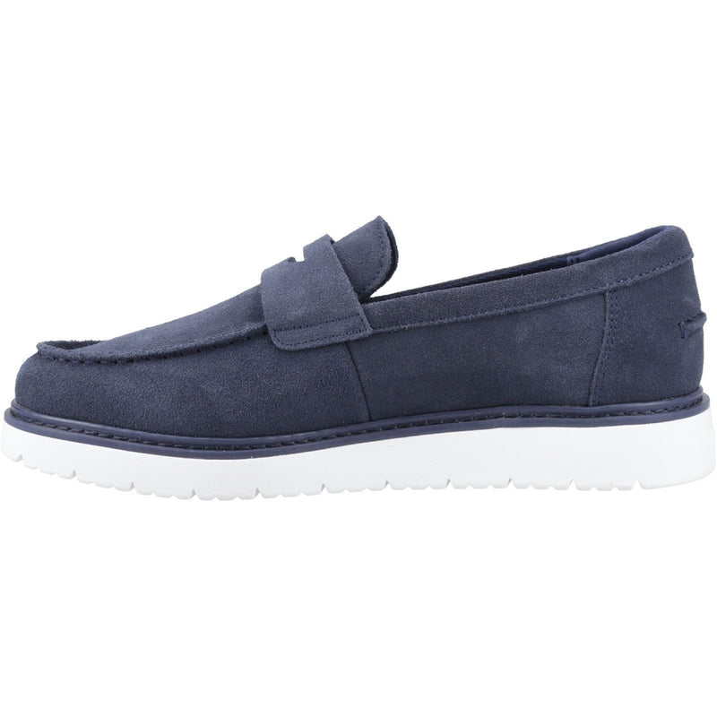 TOMS Navi TRVL LITE Havana Herren Mokassins Aus Leder In Marineblau