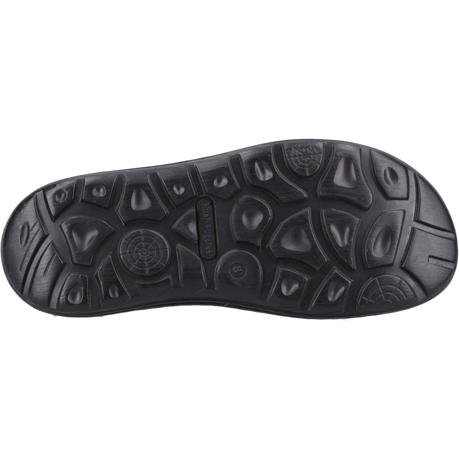 Hush Puppies Alan Toepost Herren Flip-Flops Aus Schwarzem Leder
