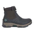 Muck Boots Apex Mid Zip Gummi-Dunkelbraune Gummistiefel