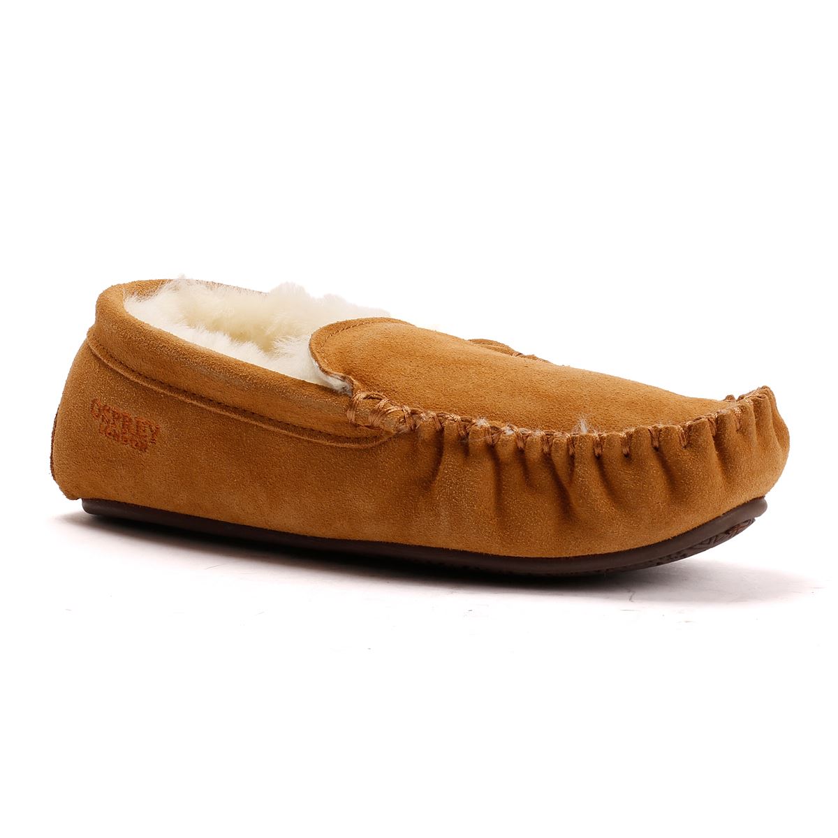 Osprey London The Sunday Wildleder Herren Braune Hausschuhe