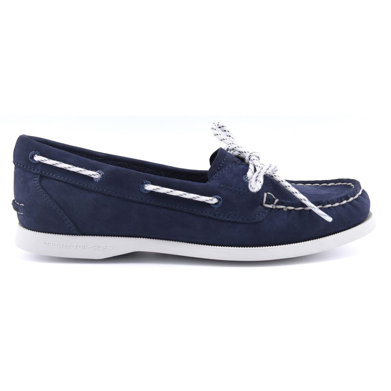 Sperry Authentic 1 Eye Damen Bootsschuhe Aus Leder In Marineblau