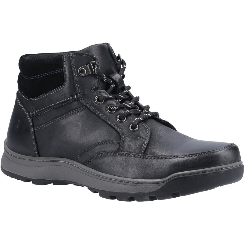 Hush Puppies Grover Wildleder Herren Schwarz Stiefel