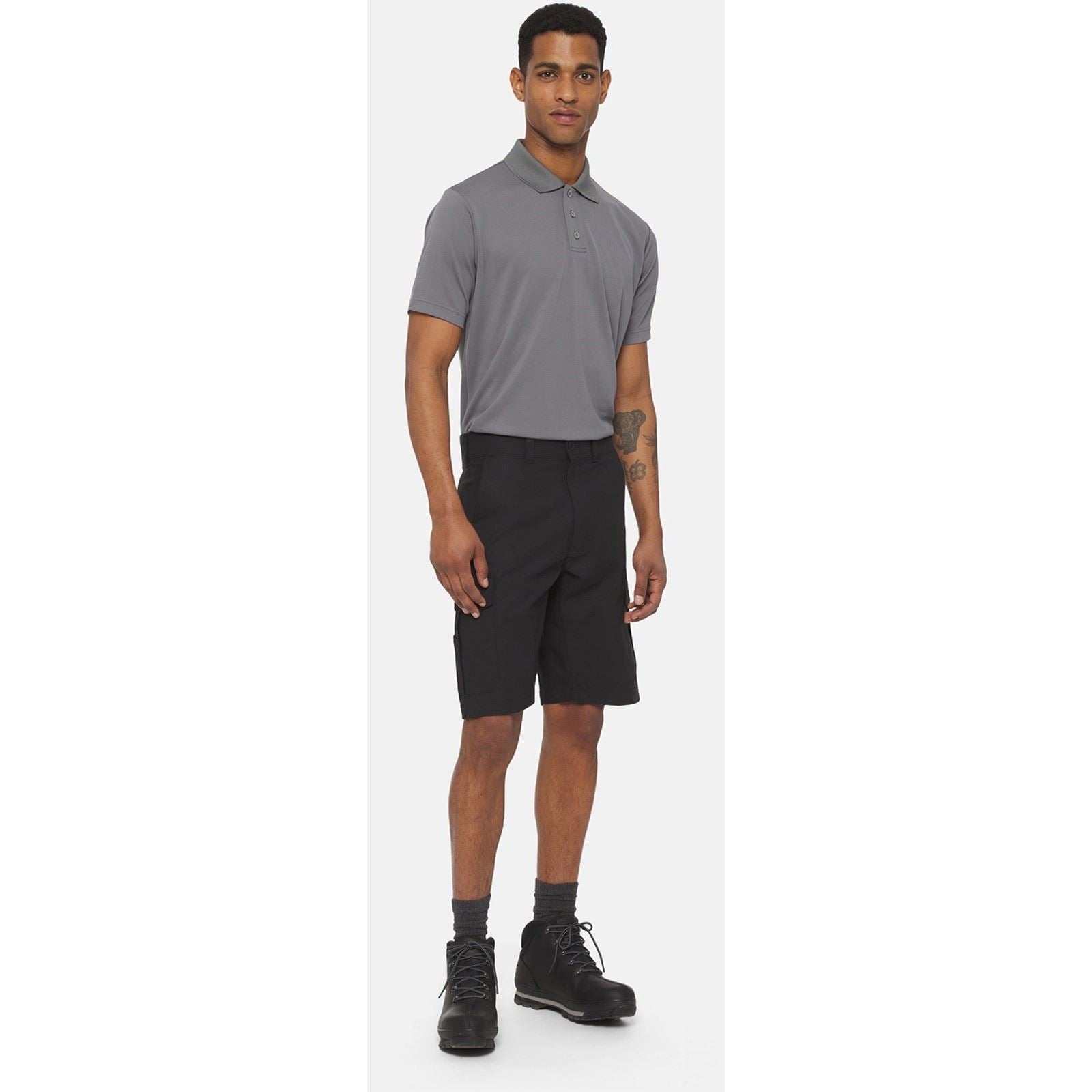 Dickies Everyday Polyester Herren Grau Polohemd