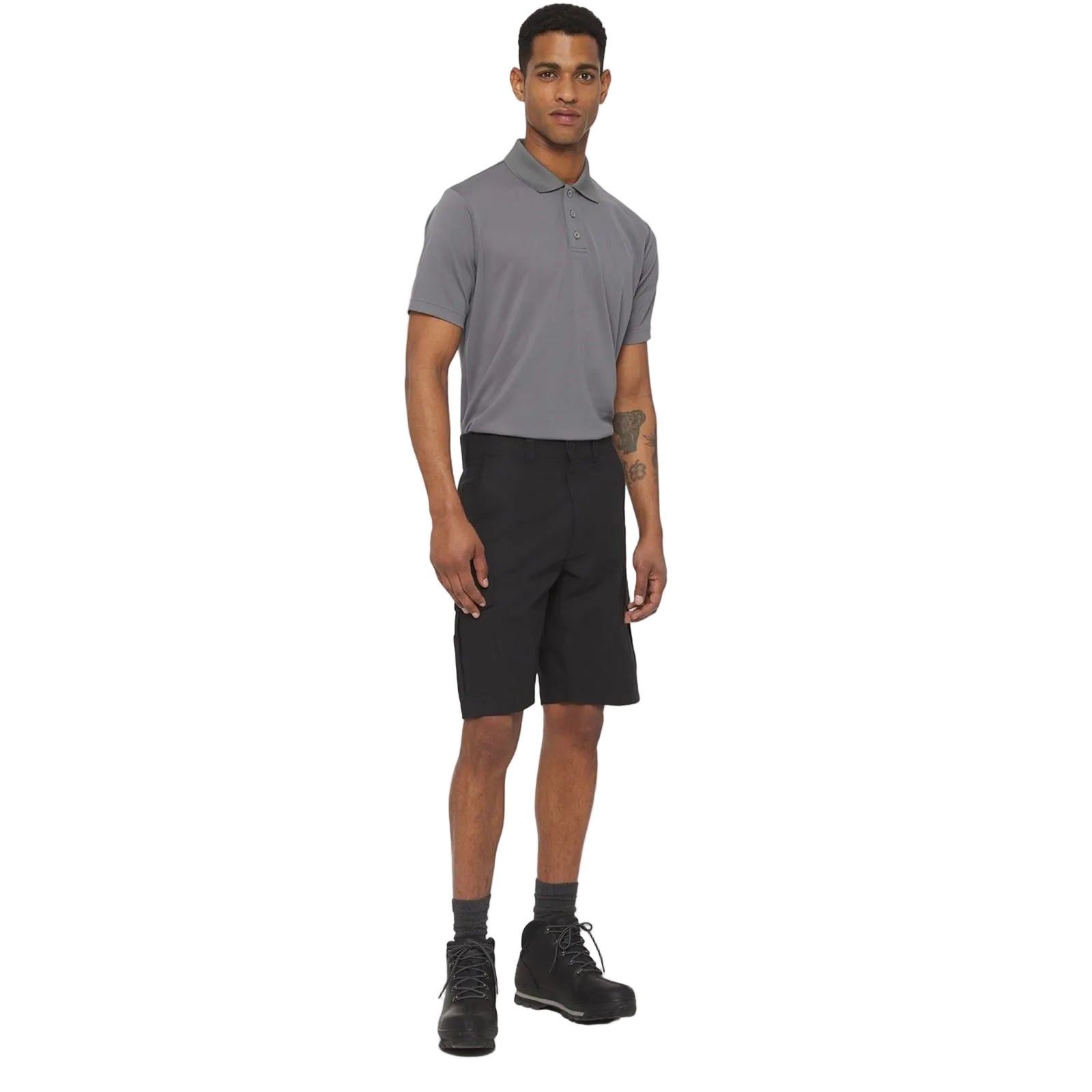 Dickies Everyday Polyester Herren Grau Polohemd
