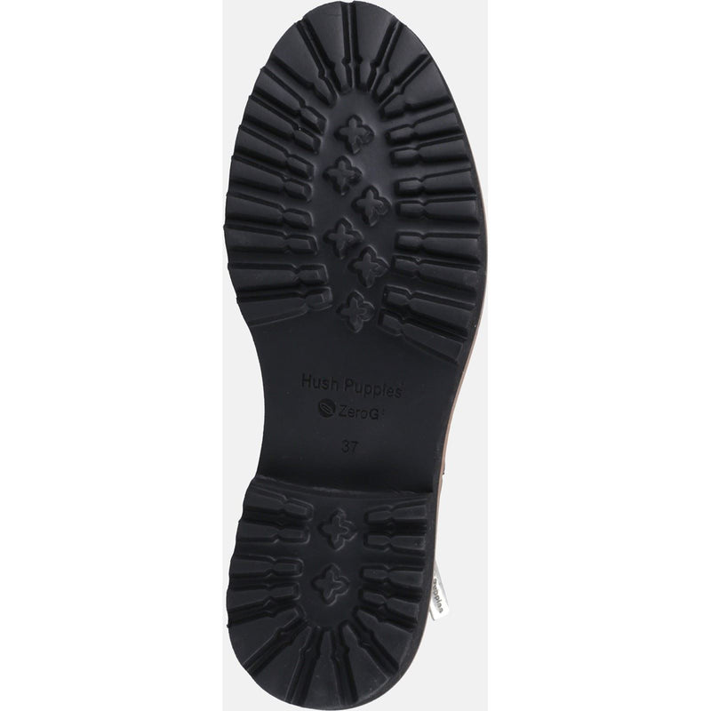 Hush Puppies Grace Zip Damenstiefel Aus Schwarzem Wildleder