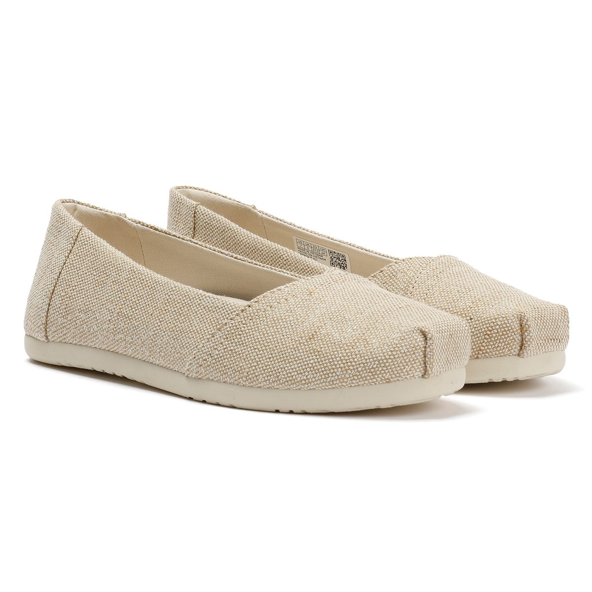 TOMS Alpargata Ballet Canvas Damen Beige Espadrilles