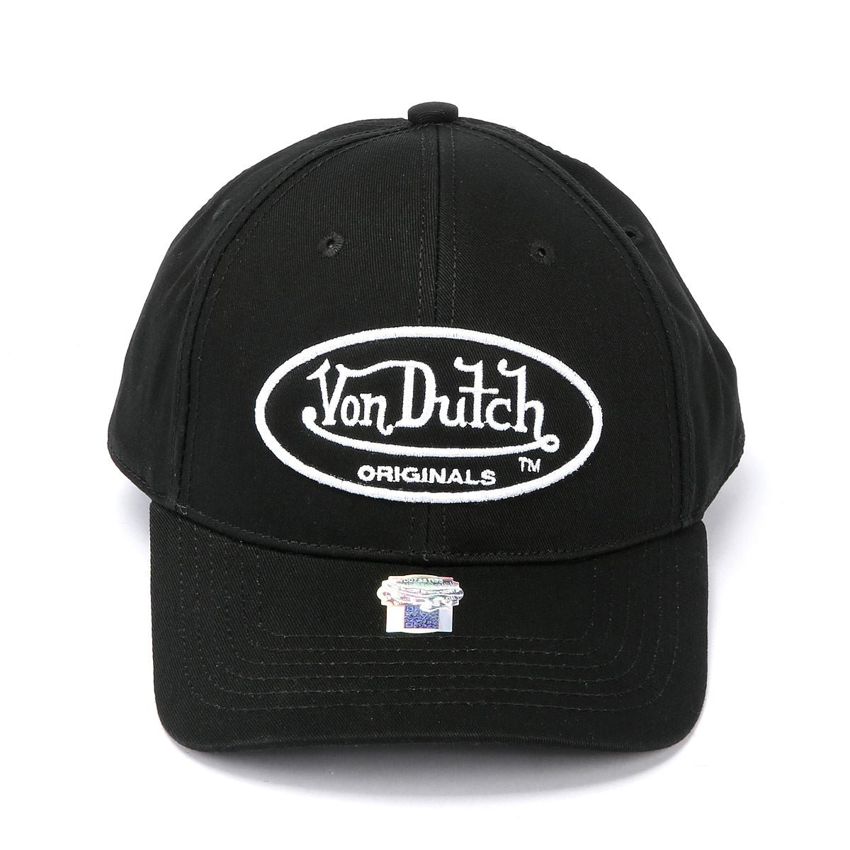 Von Dutch Baseball Baumwoll-Schwarzkappen