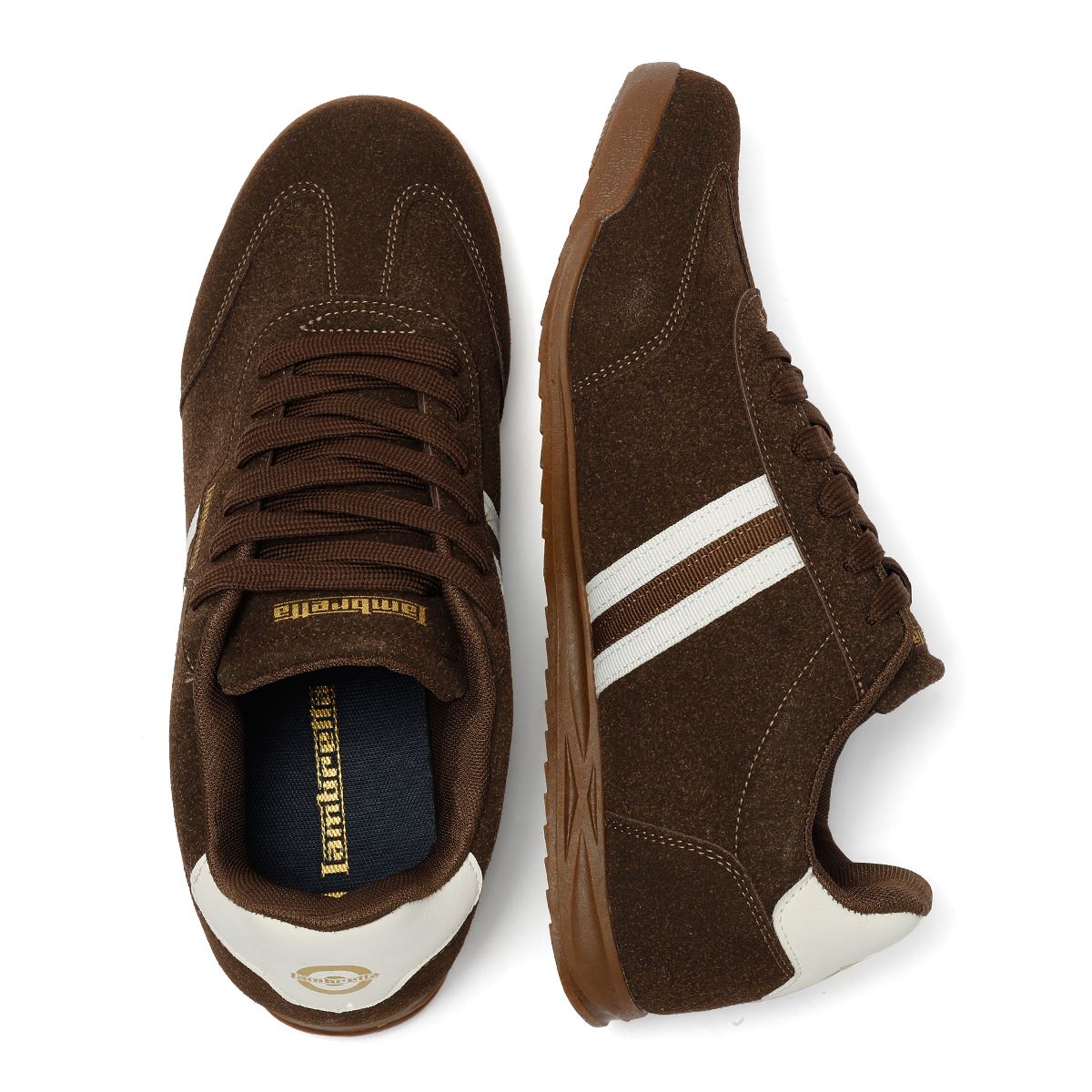 Lambretta Tackle Herren Braune Sneakers