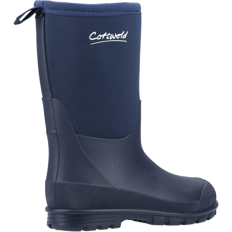 Cotswold Hilly Neoprene TPR+Neopren Unisex Kinder Gummistiefel in Marineblau