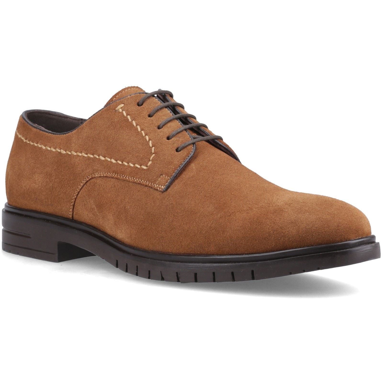 Hush Puppies Sterling Suede Leder Herren Tan Schnürschuhe
