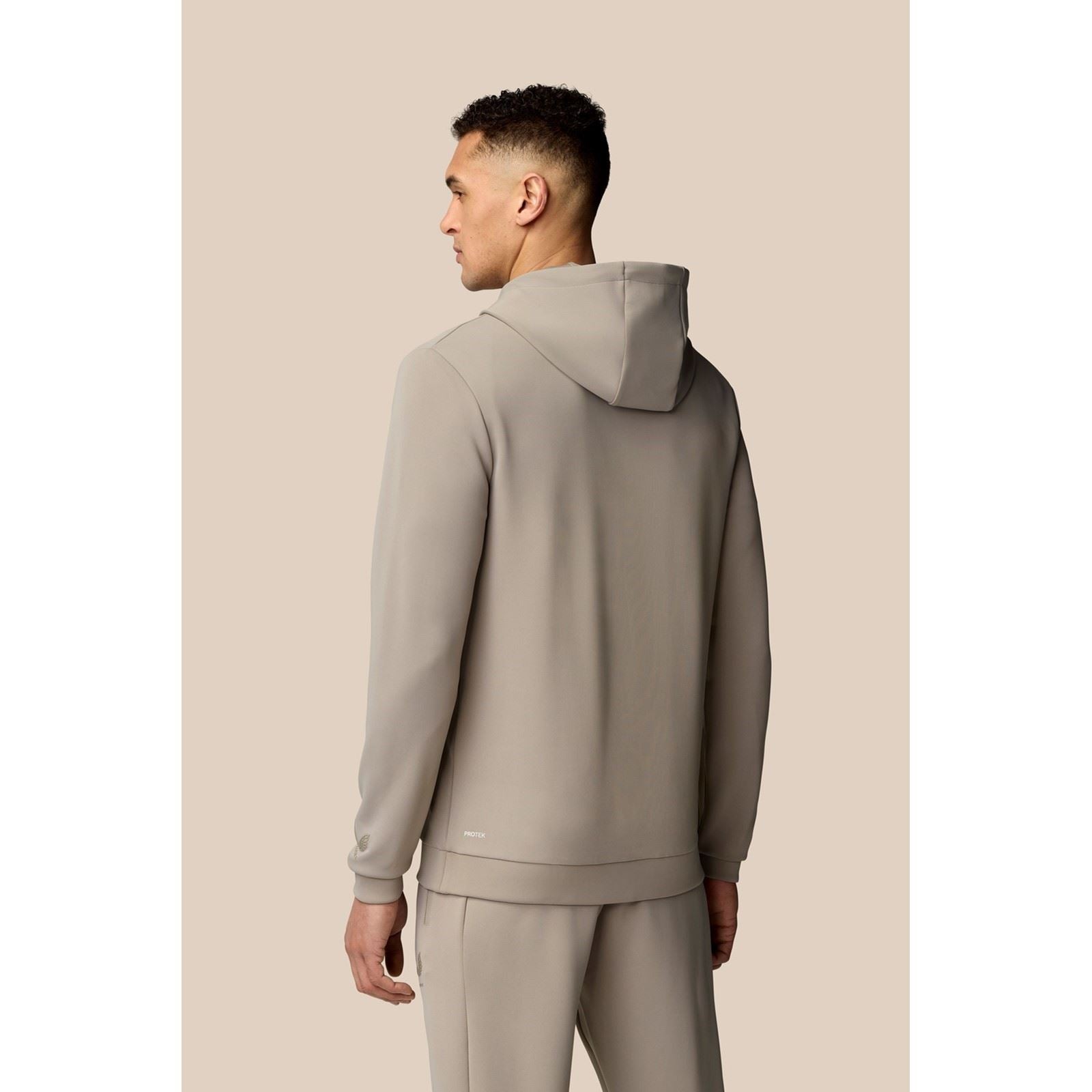 Castore Scuba Hoody Polyester Herren Brauner Kapuzenpullover