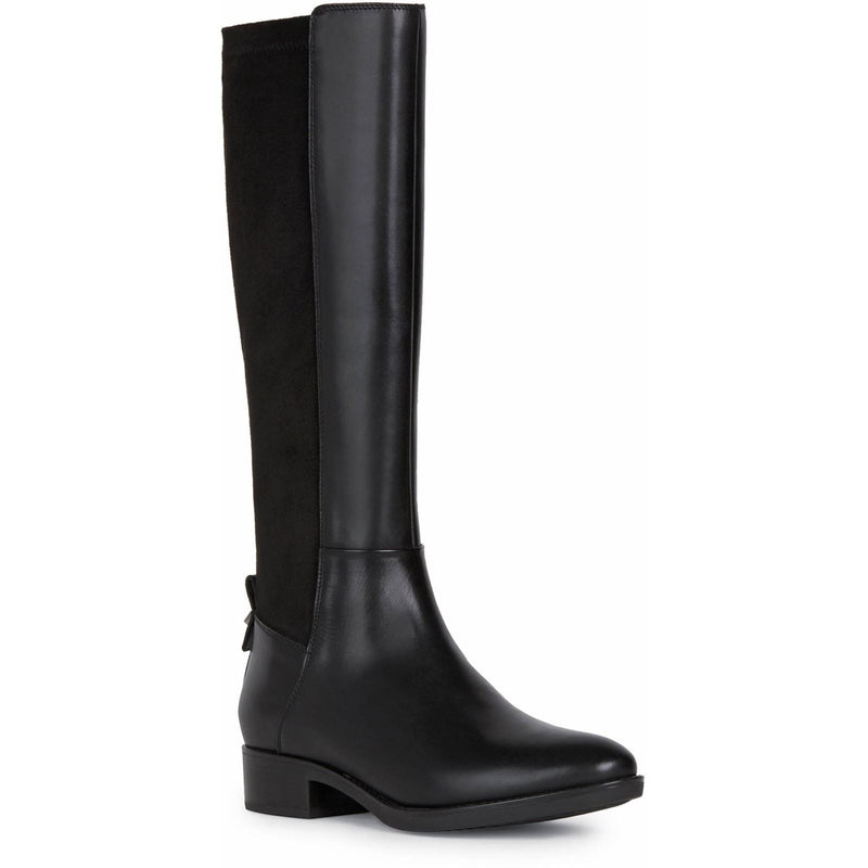 Geox D Felicity Damen Schwarze Stiefel