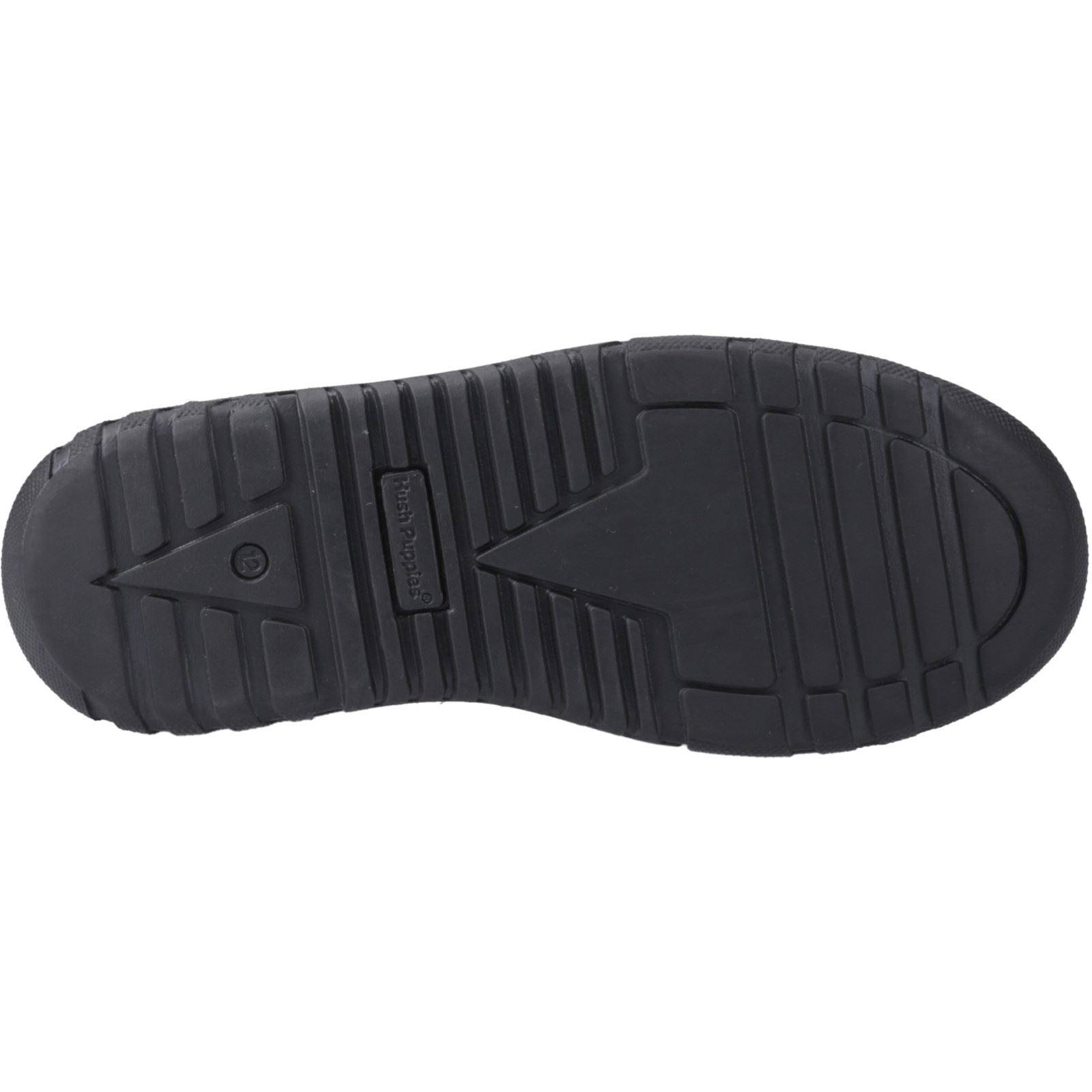 Hush Puppies Sergio Lederslipper In Schwarz Für Jungen