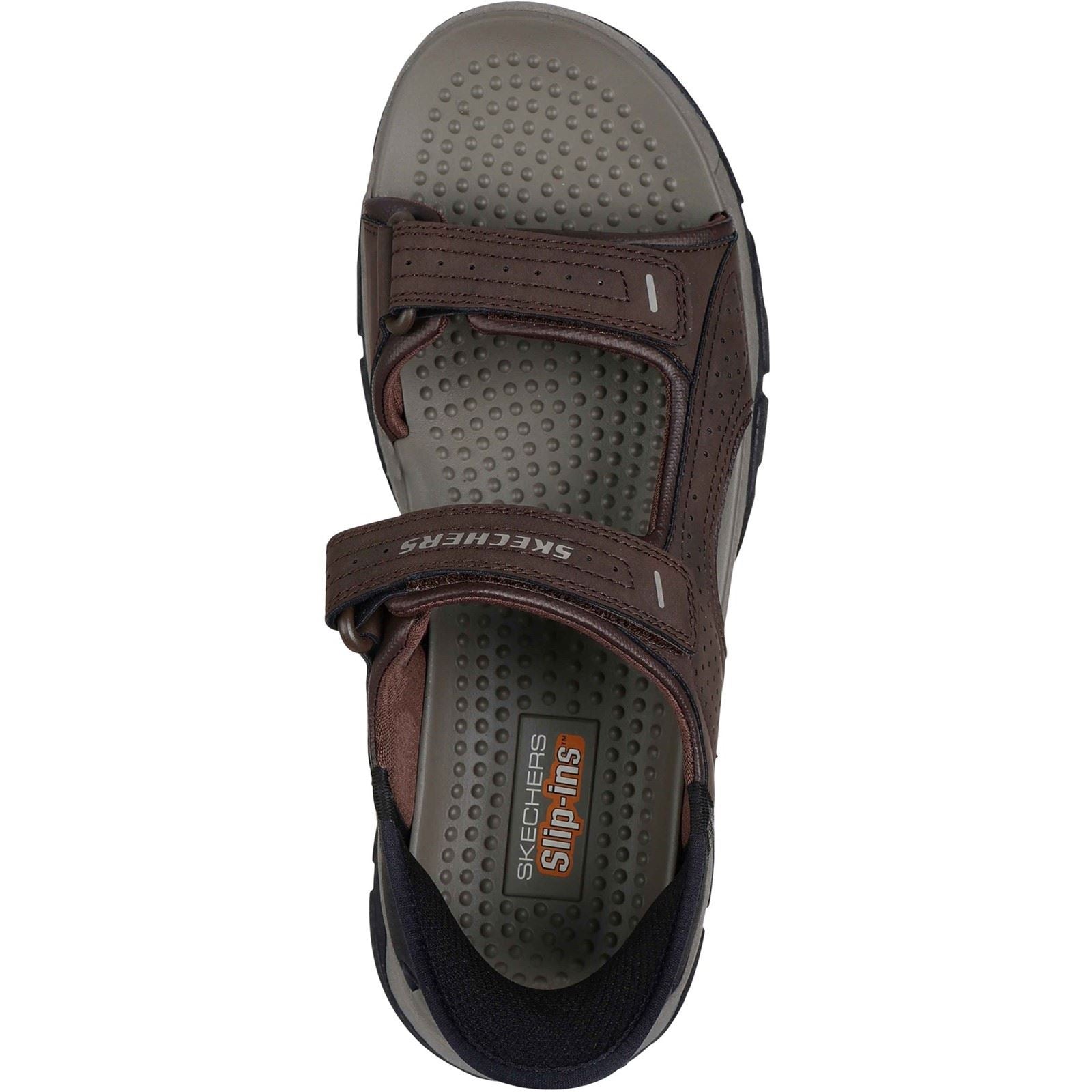 Skechers Tresmen - Reece Polyurethan Herren Schokoladensandalen