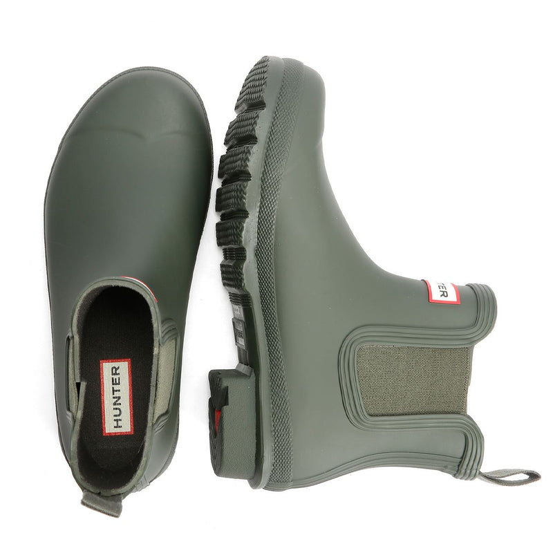 Hunter Original Chelsea Gummi Damen Grüne Gummistiefel