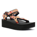 Teva Flatform Universal Damen Gelbe Sandalen