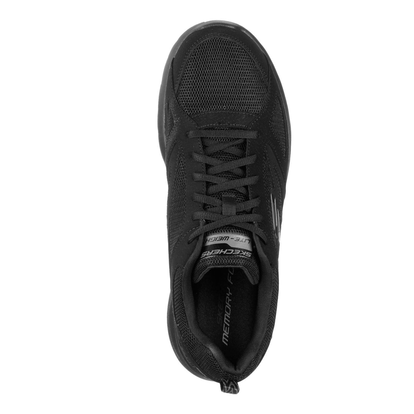 Skechers Dynamight 2.0 Netz Herren Schwarze Turnschuhe