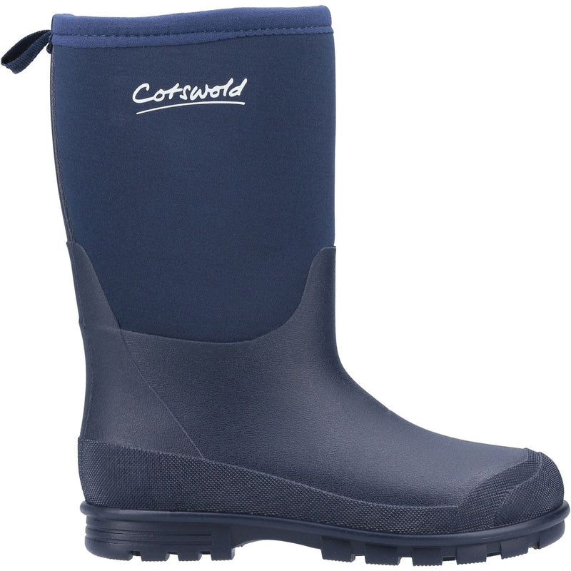 Cotswold Hilly Neoprene TPR+Neopren Unisex Kinder Gummistiefel in Marineblau