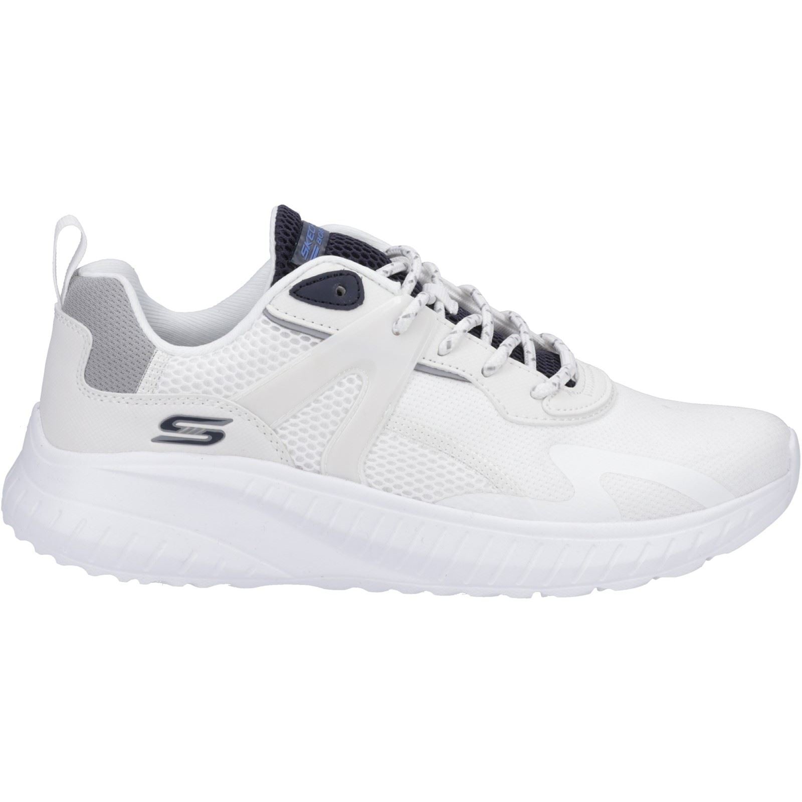 Skechers Bobs Squad Chaos Elevated Drift Herren-Sneaker Aus Synthetik In Weiß/Mehrfarbig