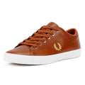 Fred Perry Baseline Herren Ledersneaker In Braun
