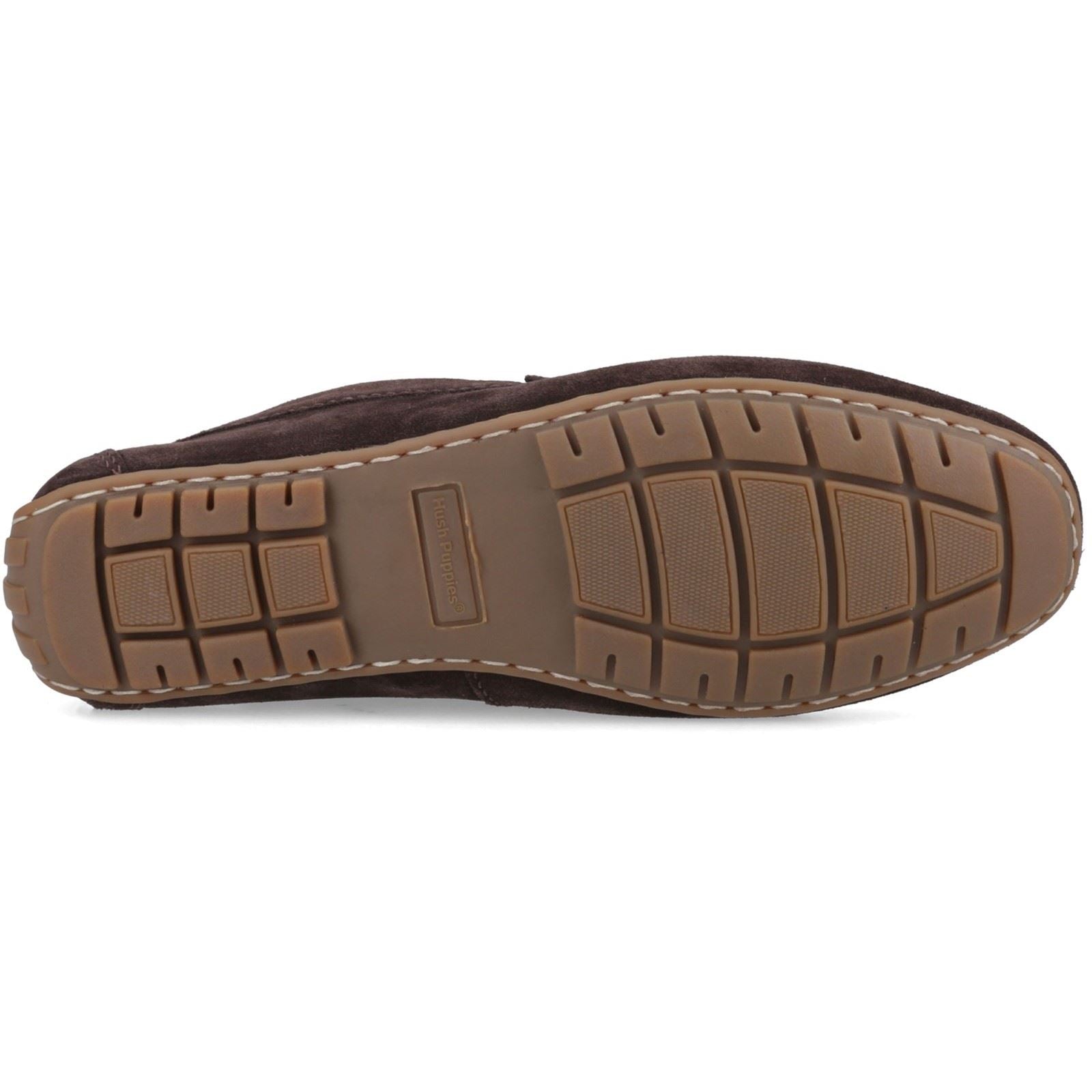 Hush Puppies Ralph Suede Leder Herren Braune Loafer