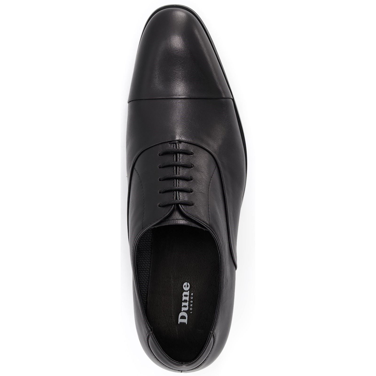 Dune Secrecy Leder-Herrenschuhe In Schwarz-Oxford-Stil