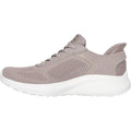 Skechers BOBS Sport Squad Chaos Textile Damen-Taupe-Sneaker
