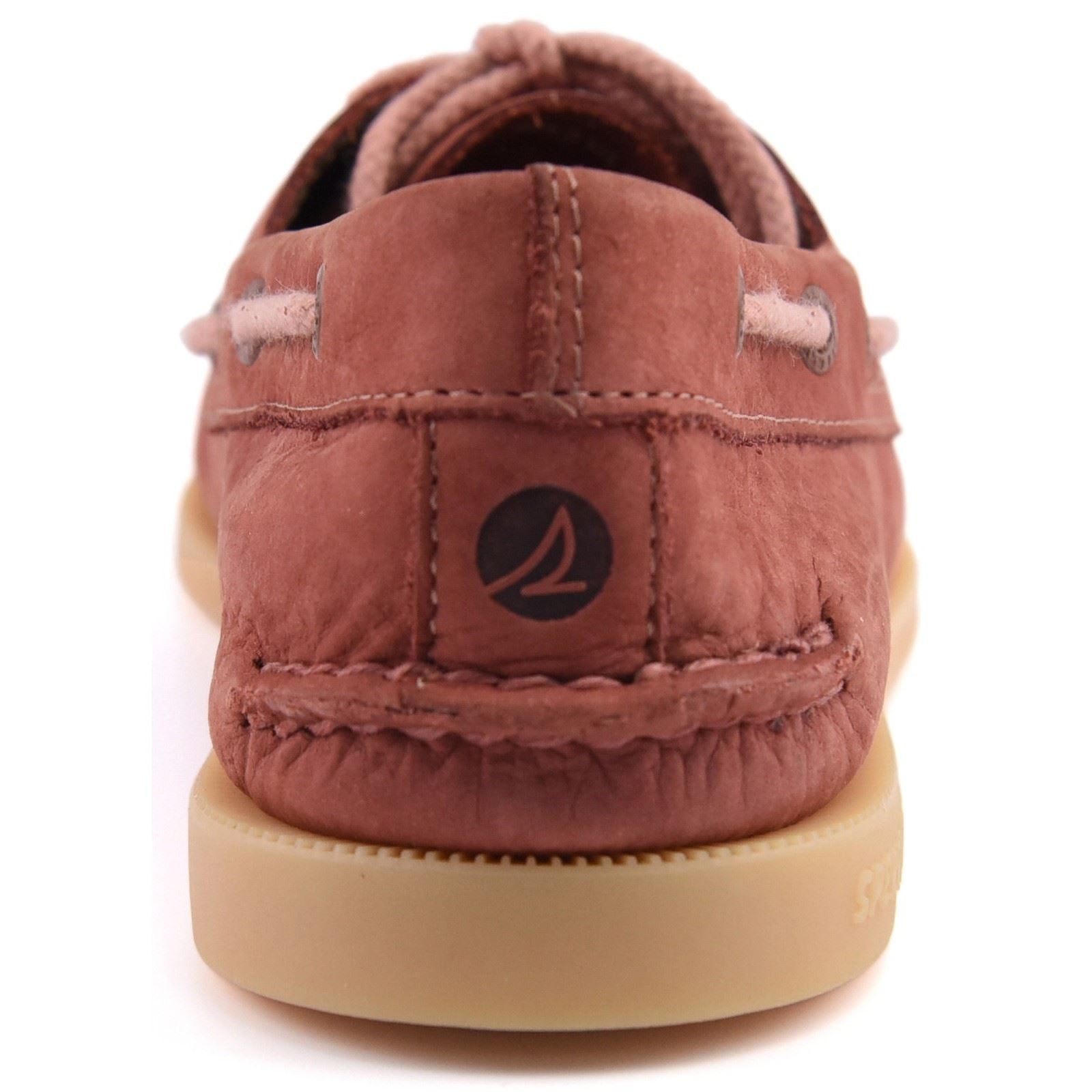 Sperry Authentic Original Herren Bootsschuhe Aus Rotem Leder