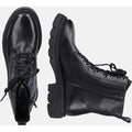 Hush Puppies Rhea Damenlederstiefel In Schwarz