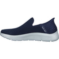 Skechers Go Walk Flex No Hands Synthetik Herren Sneaker In Marineblau