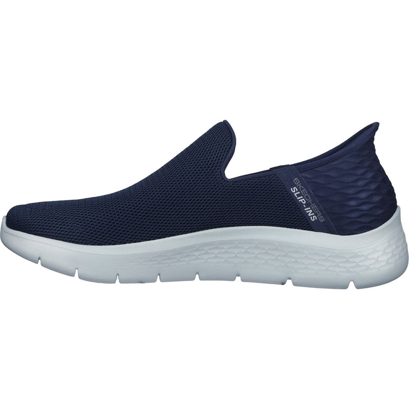 Skechers Go Walk Flex No Hands Synthetik Herren Sneaker In Marineblau