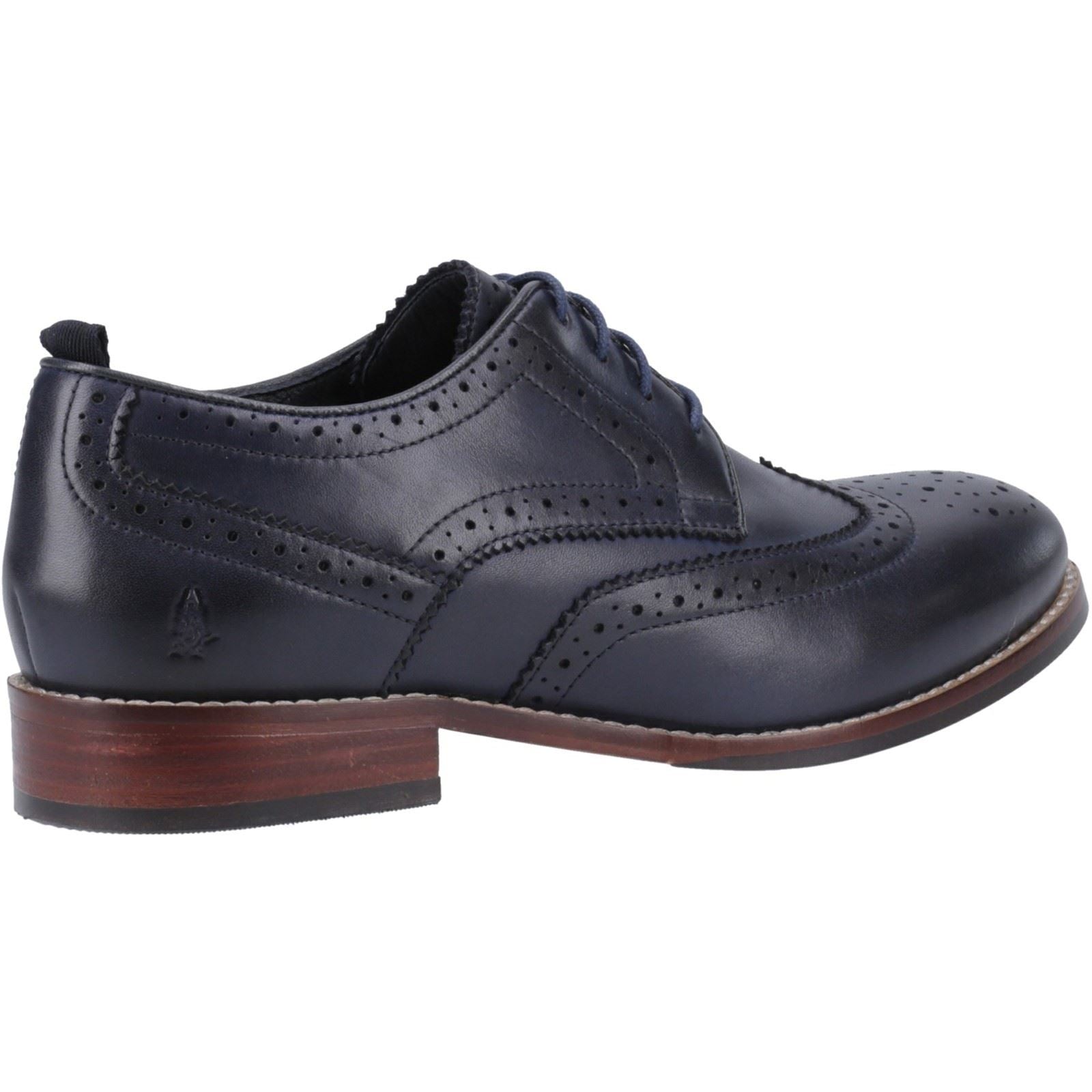 Hush Puppies Natalia Damen-Brogues-Schuhe Aus Leder In Marineblau