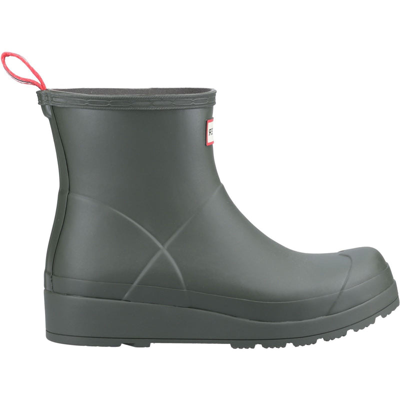 Hunter Play Short Dunkelolive Gummistiefel Für Damen