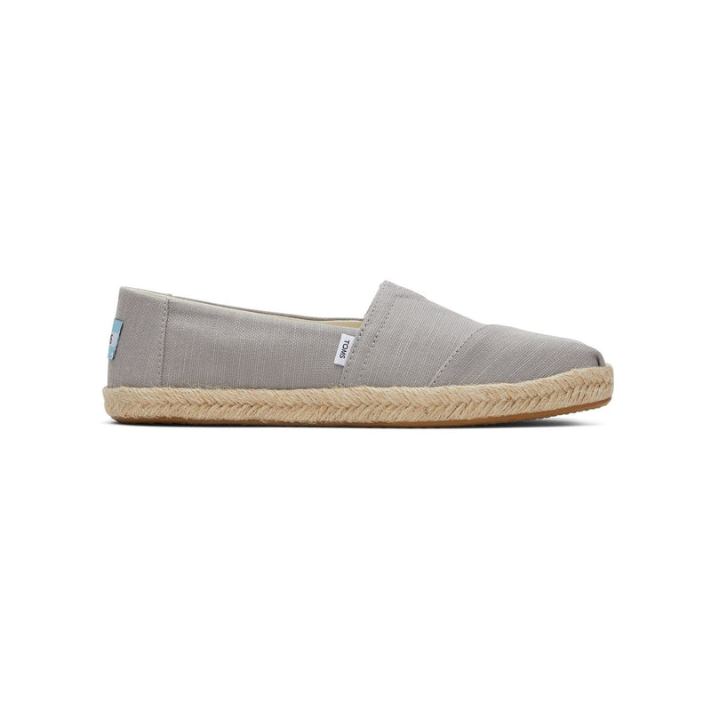 TOMS Alpargata Rope 100% Baumwoll-Espadrilles Für Damen In Griesregenfarbe