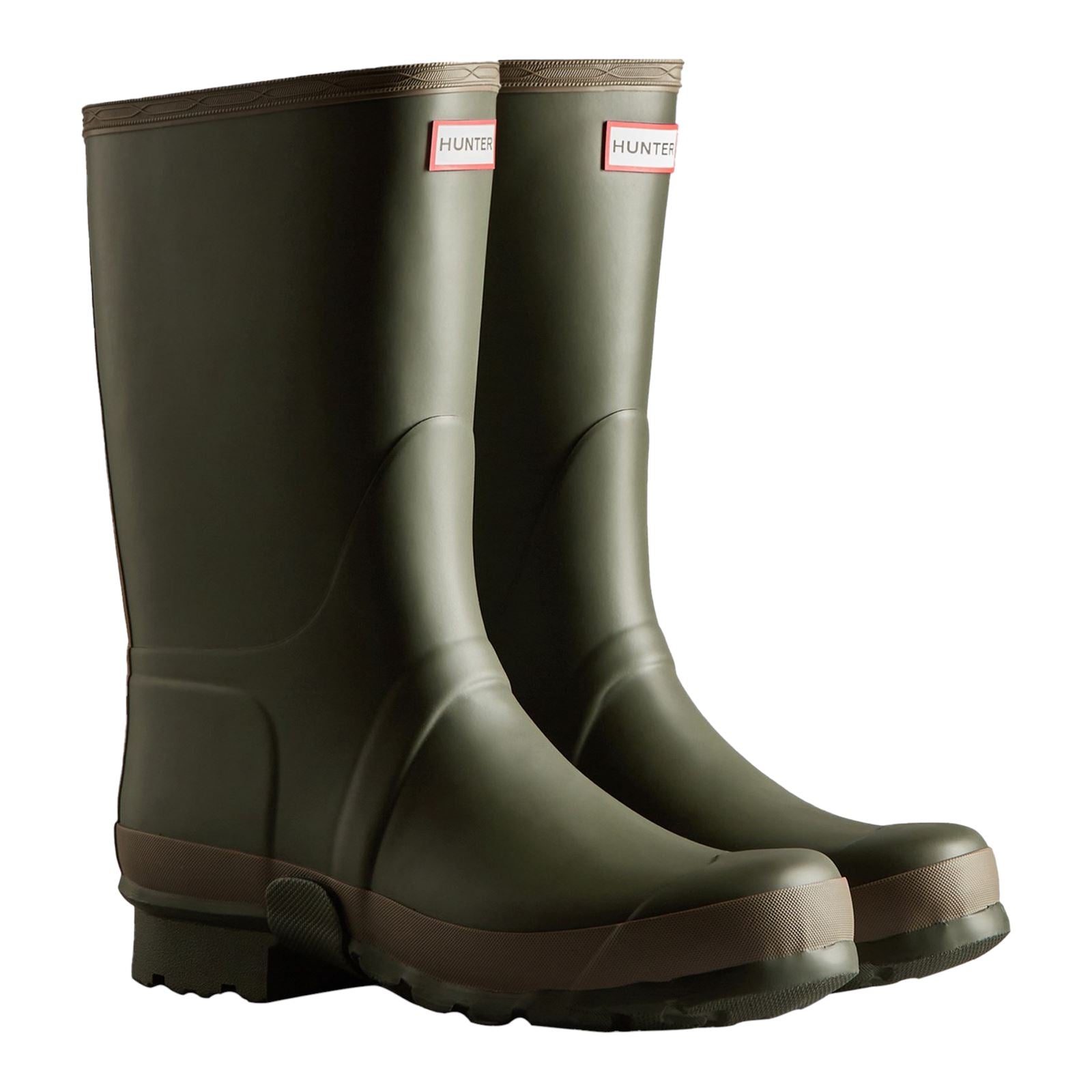 Hunter Gardener Boot Gummistiefel Für Herren In Dunkeloliv/Tonfarbe