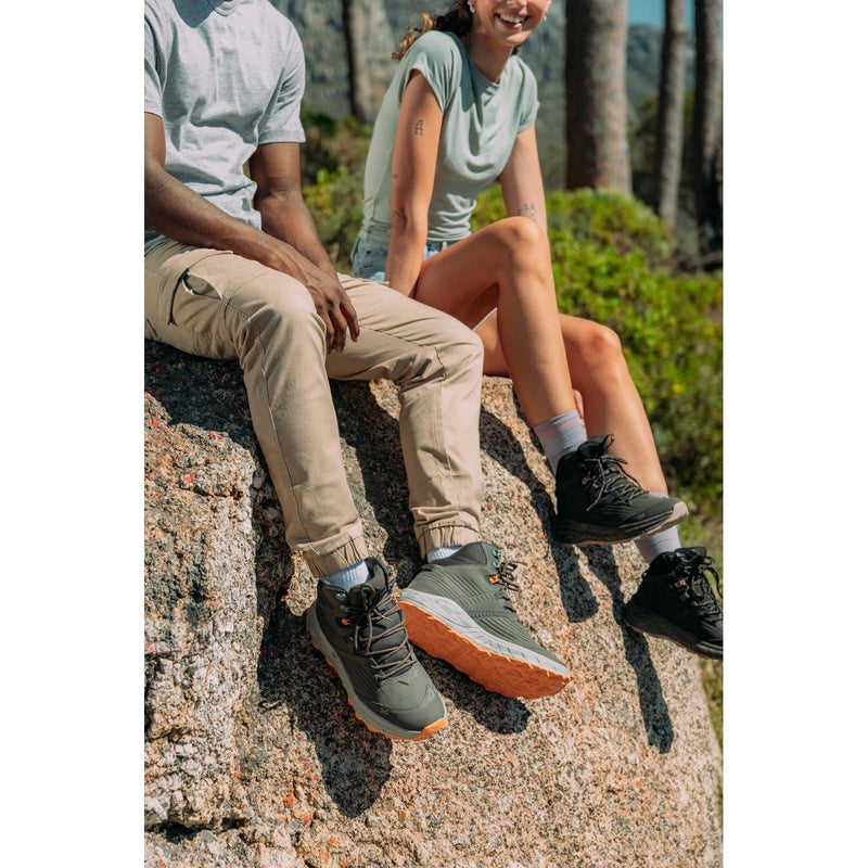 Hi-Tec Fuse Trek Mid Herren Wanderstiefel Aus Polyester In Schokoladenbraun/ Timberwolf