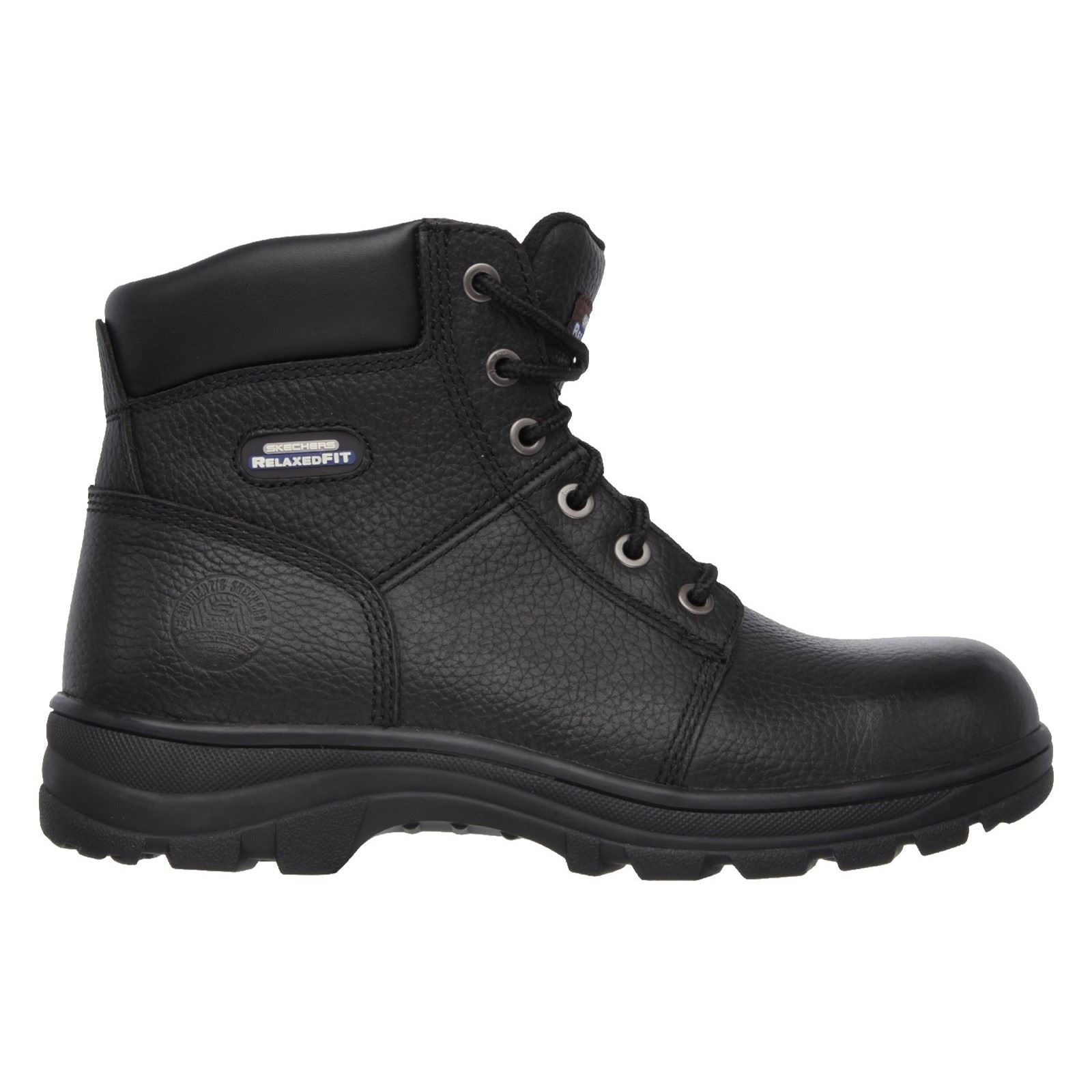Skechers Workwear Workshire Leder Männer Schwarze Farbe Sicherheitsstiefel