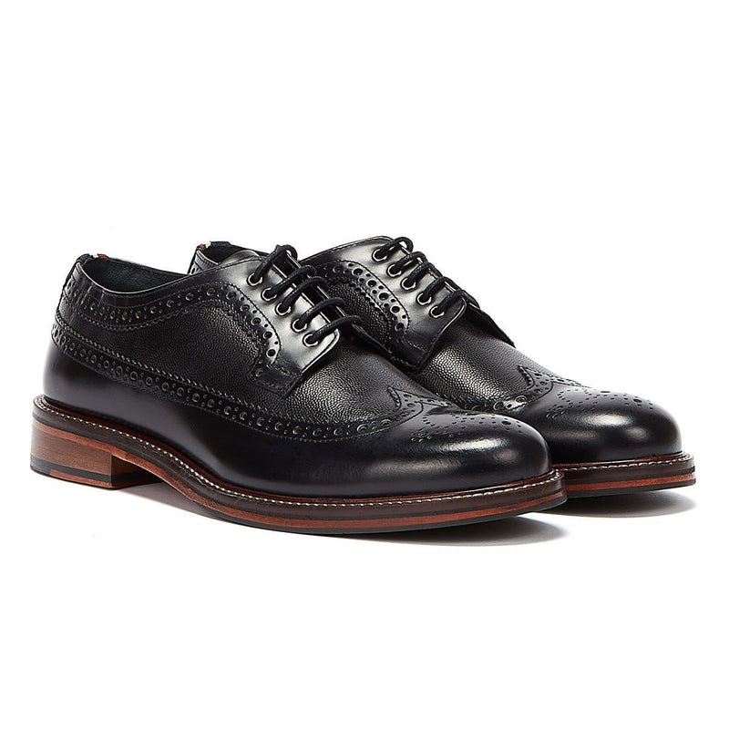 Ben Sherman Archie Brogue Schwarze Farbe Herren Schnürschuhe Aus Leder