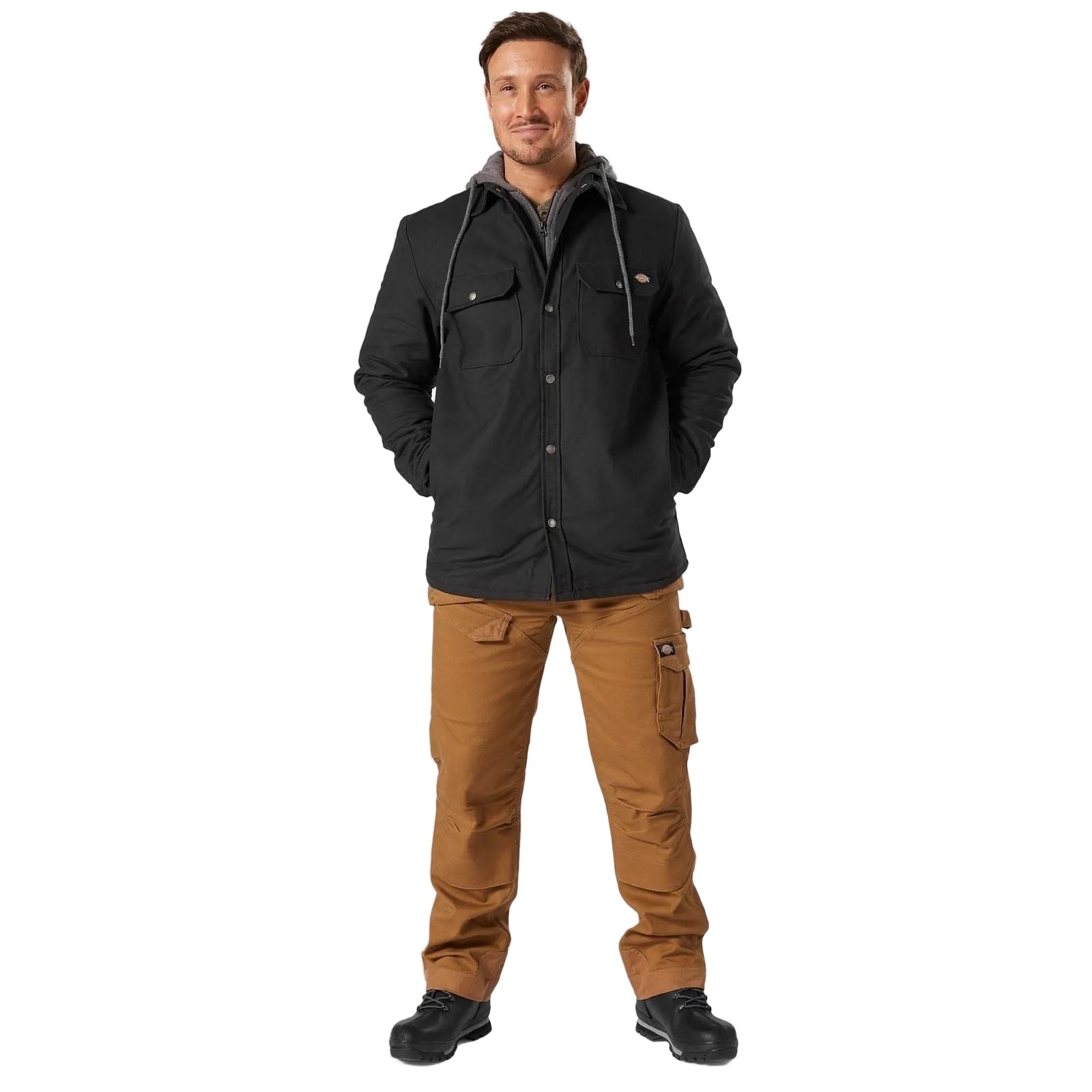 Dickies Duck Herren Schwarzes Hemdjacke