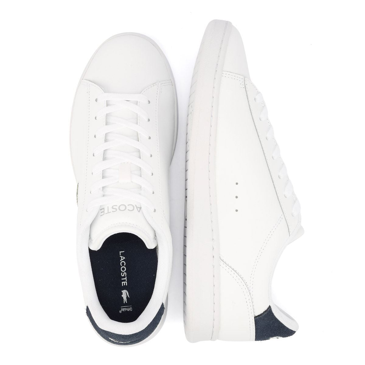 Lacoste Carnaby Weiße Ledersneaker Für Herren
