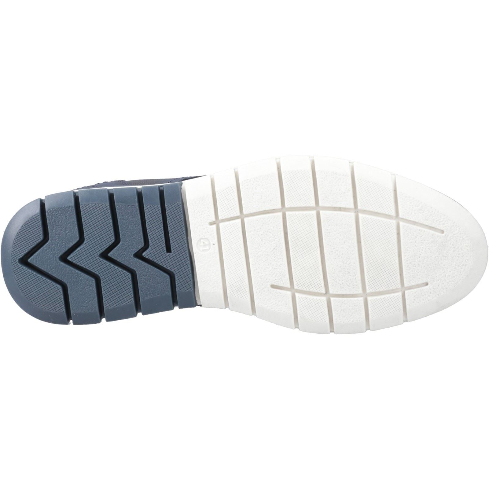 Pod Murphy Leder Herren Marineblaue Schnürschuhe