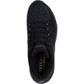 Skechers Uno Kat-Neato Synthetische Damen-Sneaker In Schwarz.