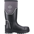 Muck Boots Grit S5 Herren Gummistiefel in Schwarz/Grau